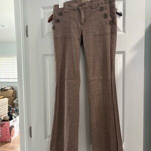 BeBop Taupe Textured Pants